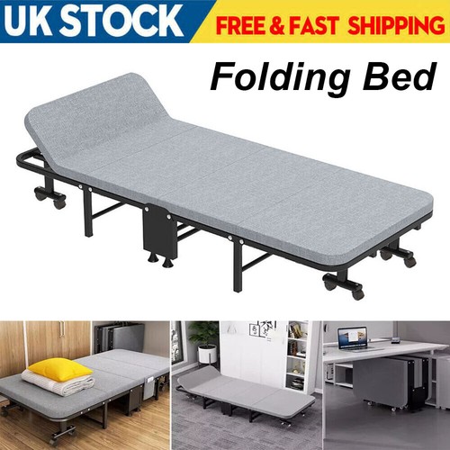 Single foldable folding bed - single,