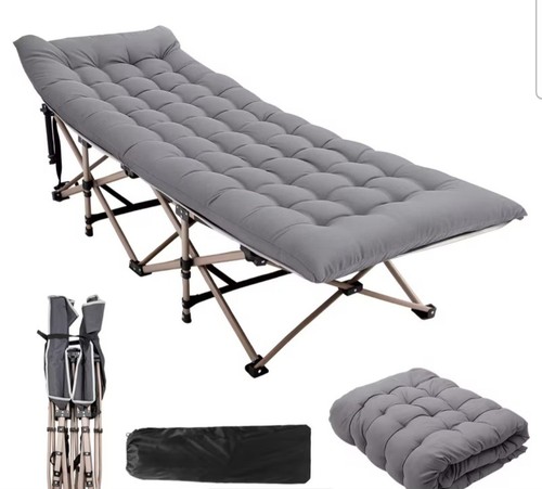 Heavy duty folding camping bed - heavy,