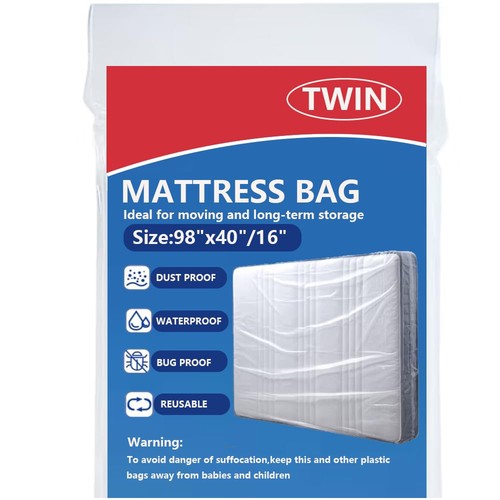 Plastic mattress bag for - mattress,